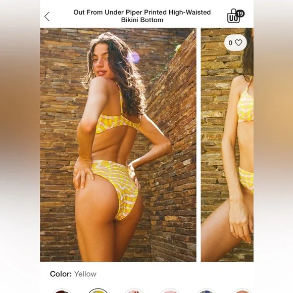NWT Urban Outfitters Out From Under Piper Bikini set - Picture 3 of 6